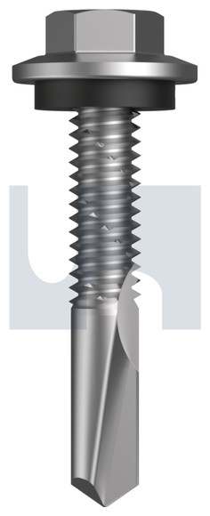 SCREW NO 5 PNT ( S500) HEX SEAL C4 12-24 X 32 BASALT 
